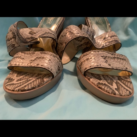 NWOB Coach python wrap sandals - Picture 4 of 5